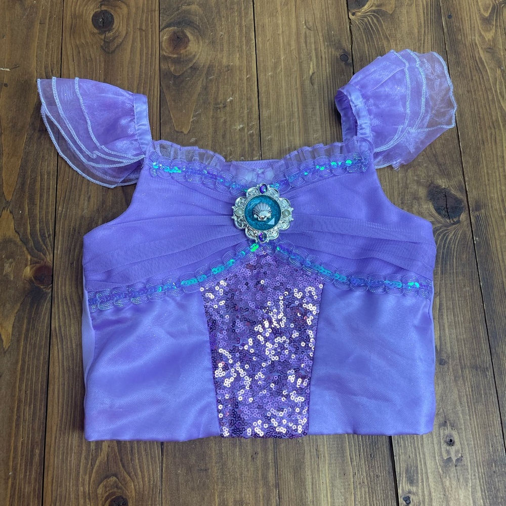 Disney store girls size 5/6 Ariel costume top